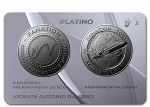 Tarjeta Fanation platino